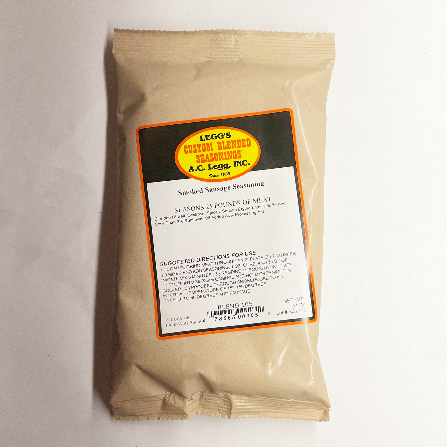 Blend #105 - Smoked Sausage Seasoning