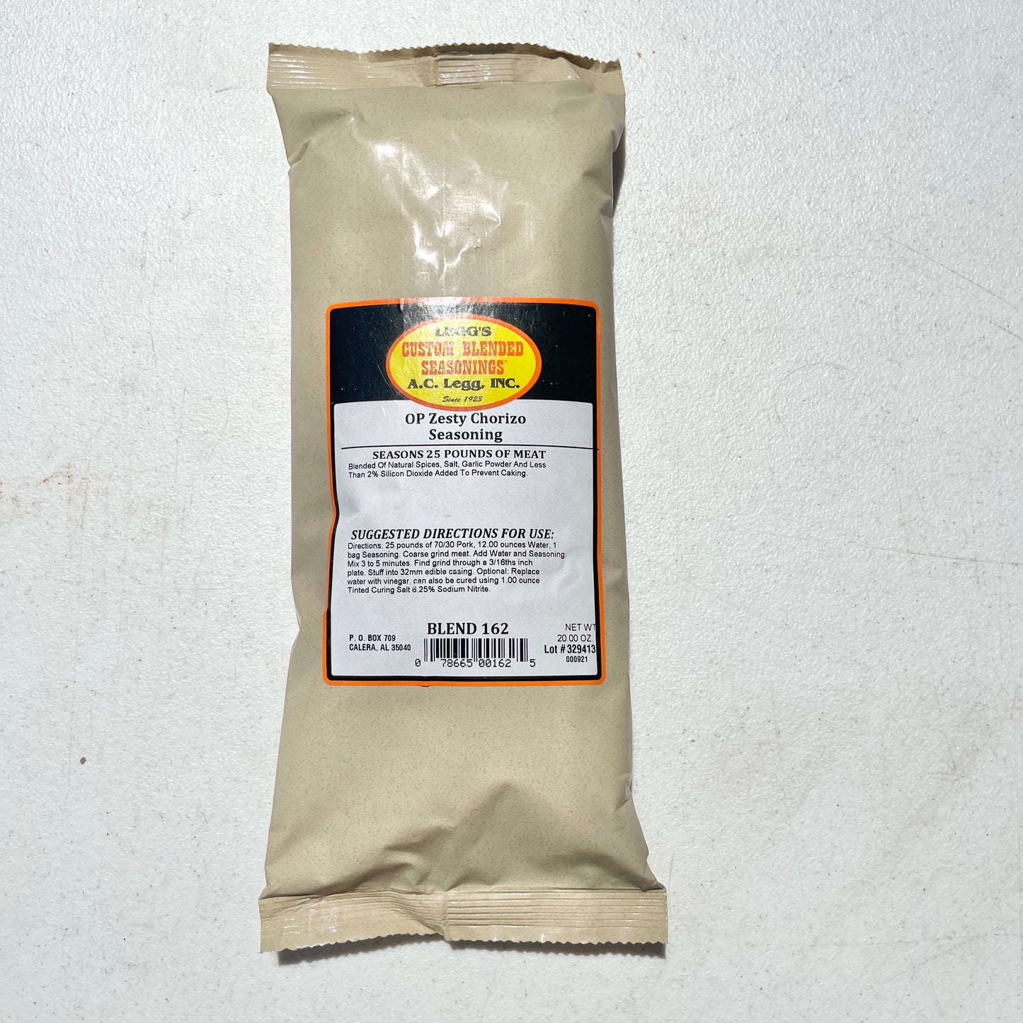 Blend #162 - Zesty Chorizo Sausage Seasoning