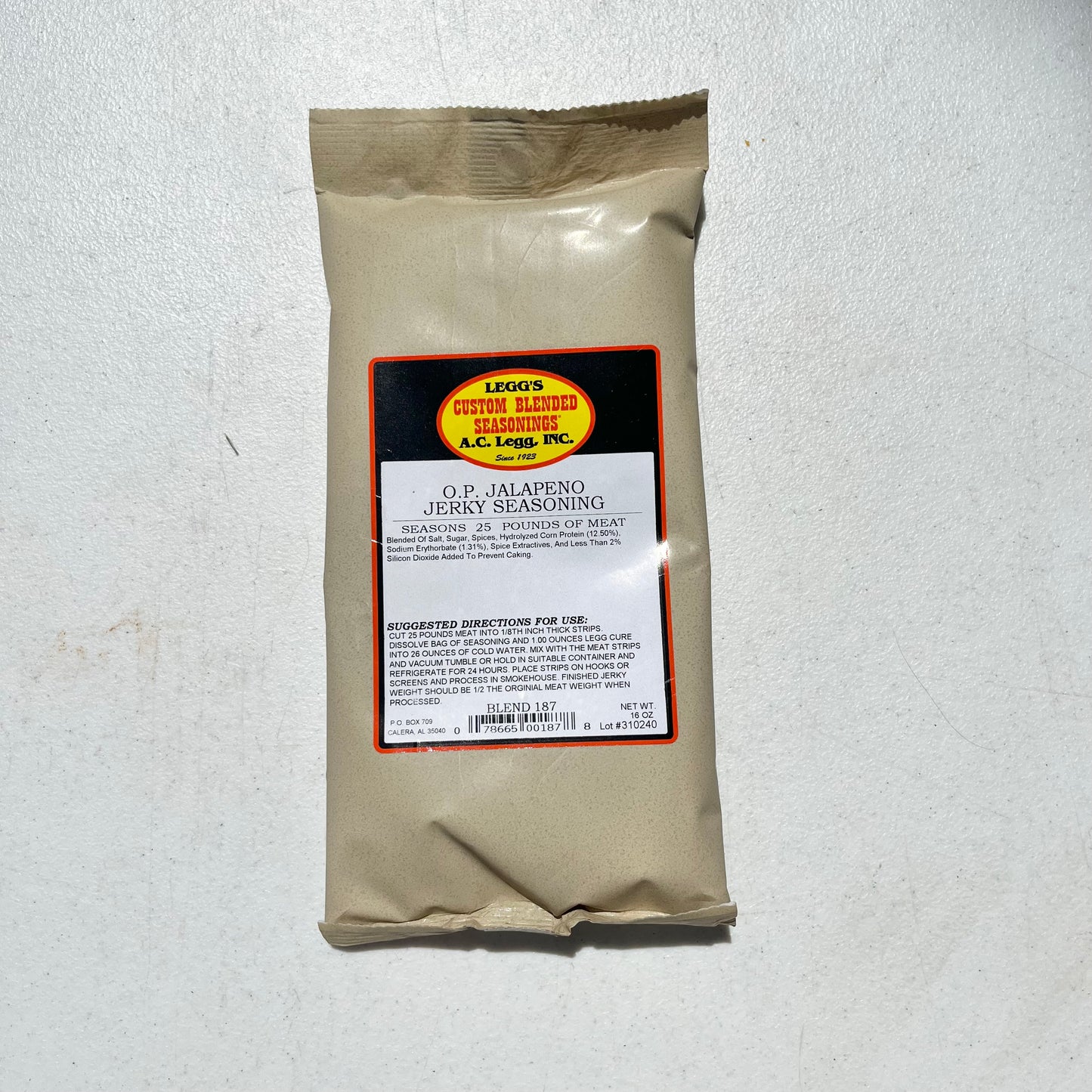 Blend #187 - Jalapeno Jerky Seasoning