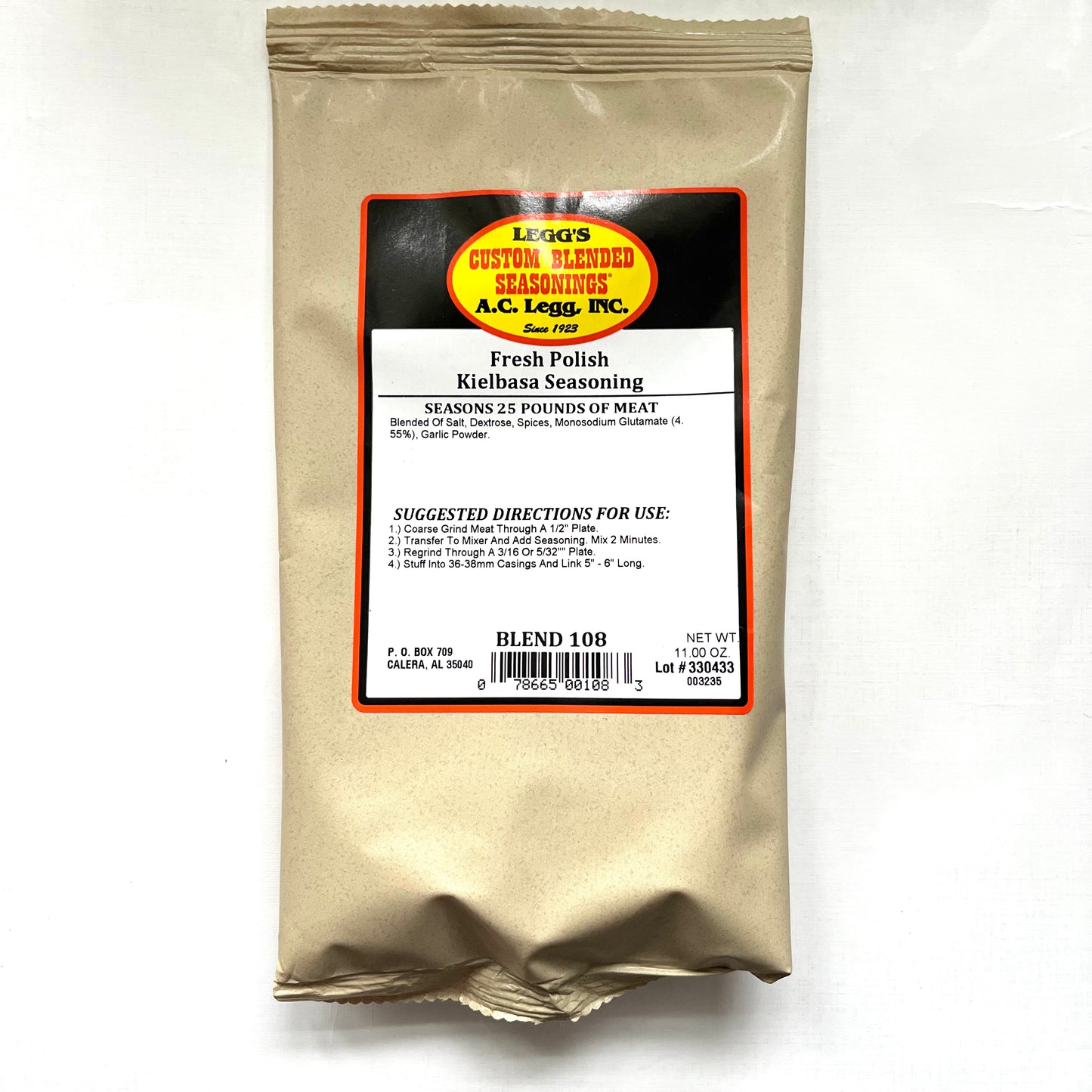 Blend #108 - Fresh Polish Kielbasa