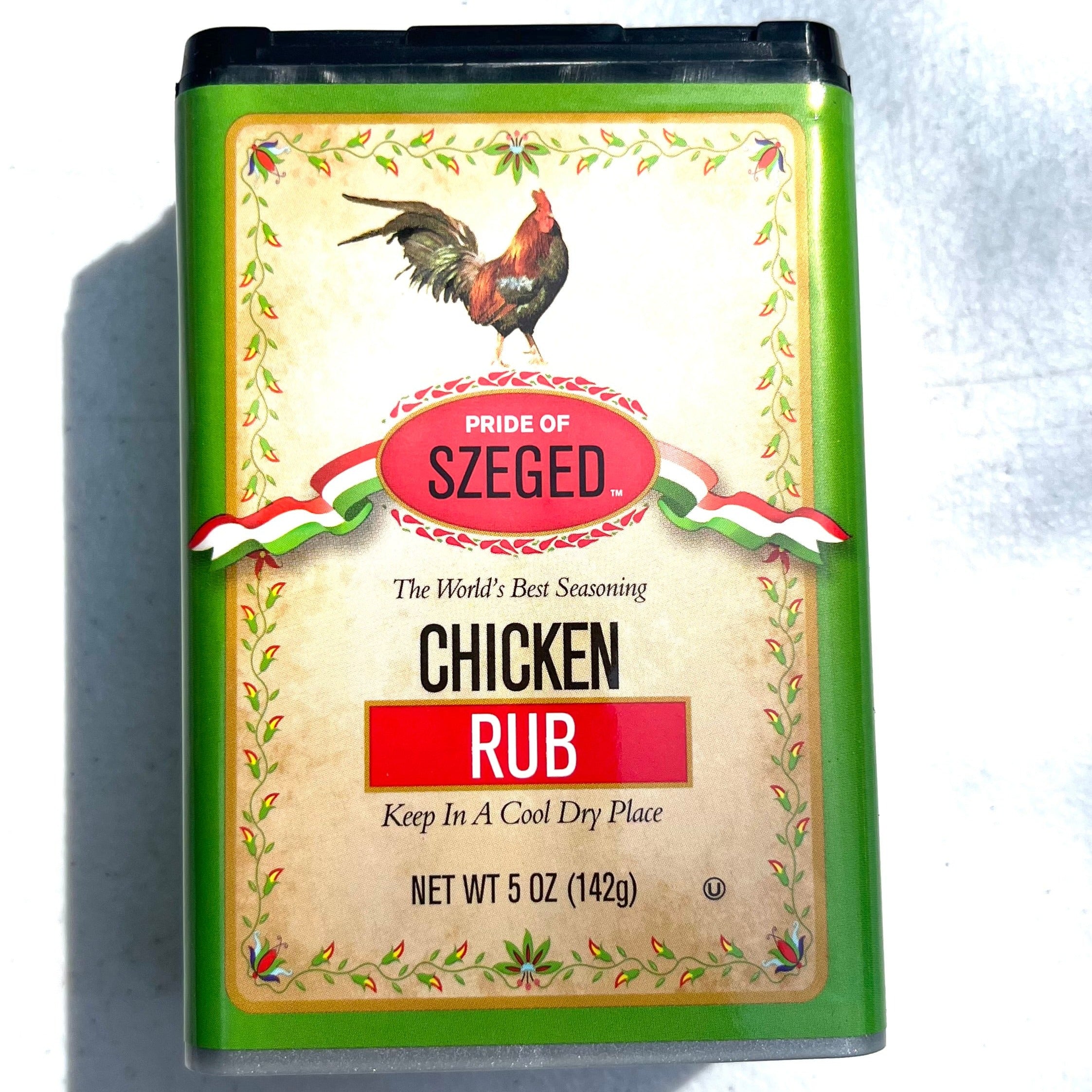 Pride Of Szeged Chicken Rub 5 Oz Container Columbia Spice Imports