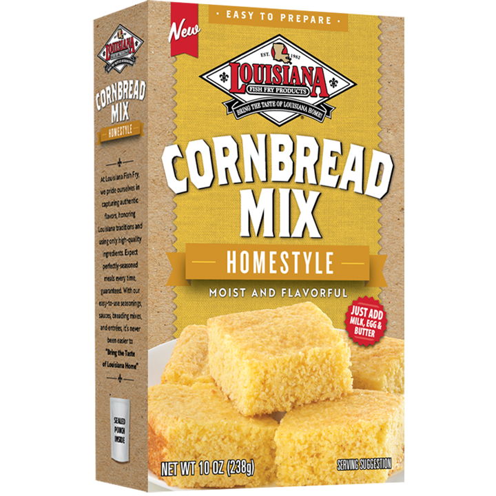 Louisiana Fish Fry: Homestyle Cornbread Mix