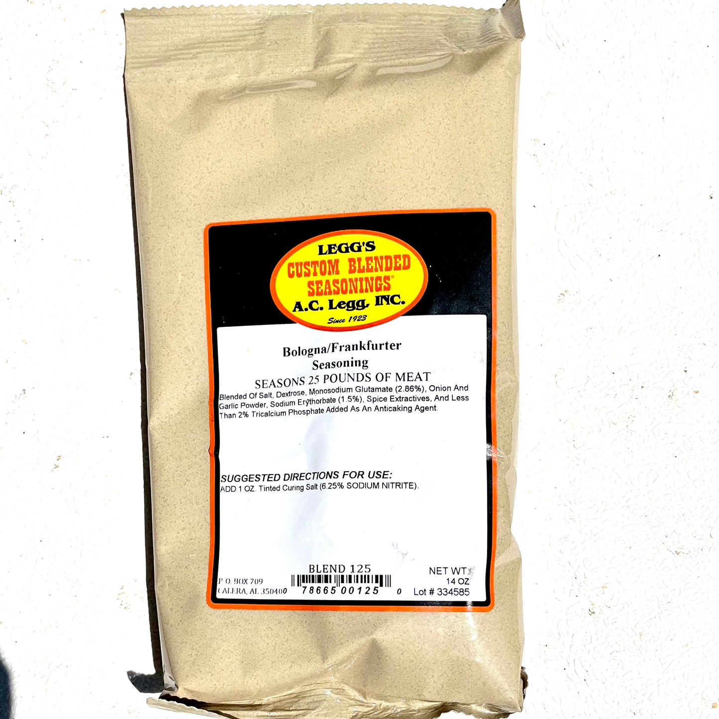 Blend #125 - Bologna Seasoning