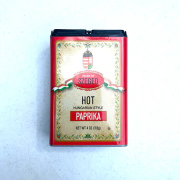 Pride of Szeged Hot Paprika - 6/4 oz. Containers