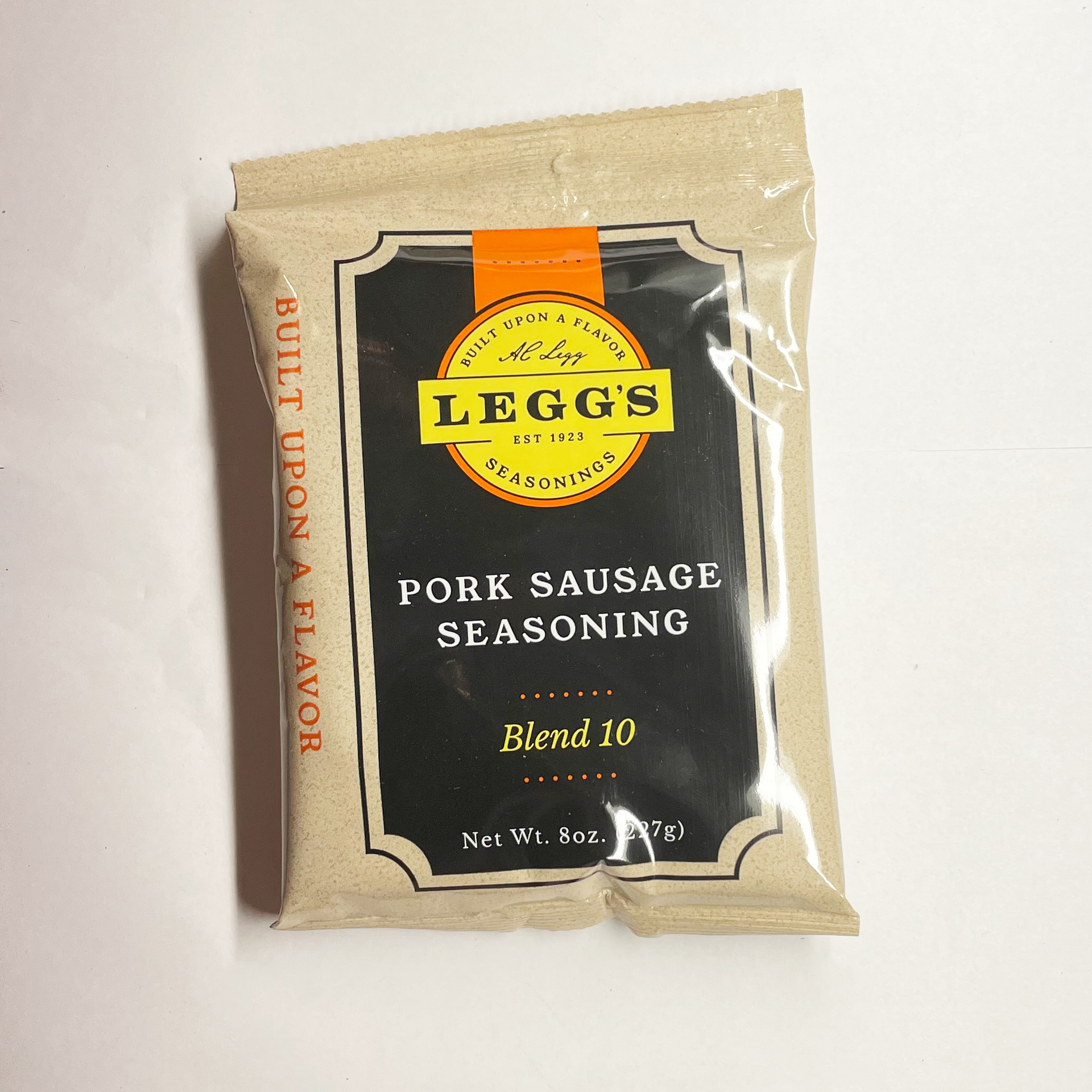 A.C. Legg #10 Pork Sausage Seasoning. Blend #10