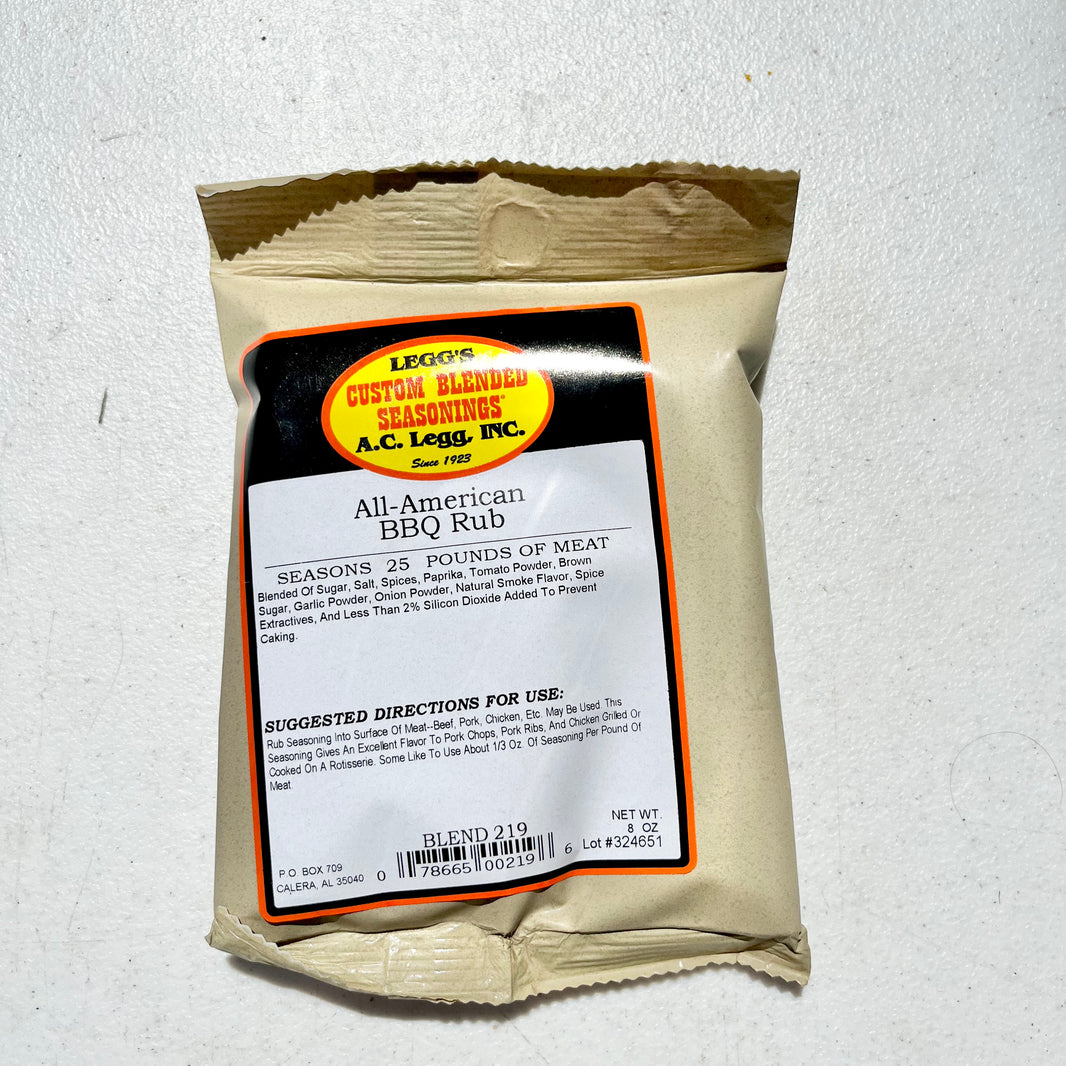 A.C. Leggs Meat Rubs Columbia Spice Imports