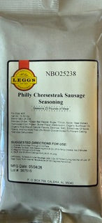 A.C.  Leggs Philly Cheesesteak Sausage Seasoning - For 25 lbs of Meat